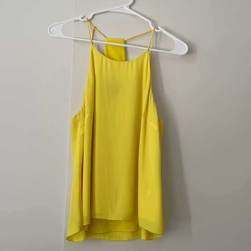 Yellow tank top from H&M